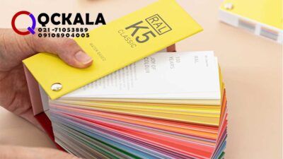 فن رنگ پایه آب با فرمت بزرگ RAL K5